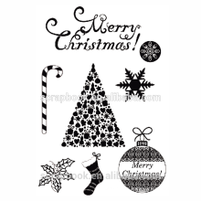 2015 hangzhou yiwu hot wholesale Christmas set clear stamp for scrapbooking